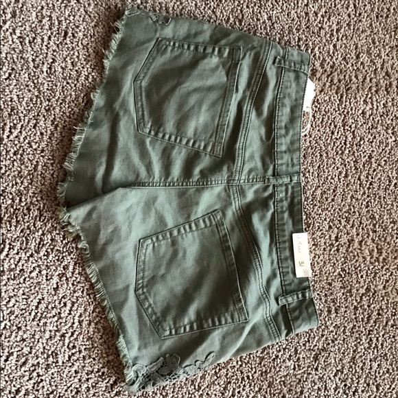 Altar’d State Olive Shorts - Picture 5 of 5